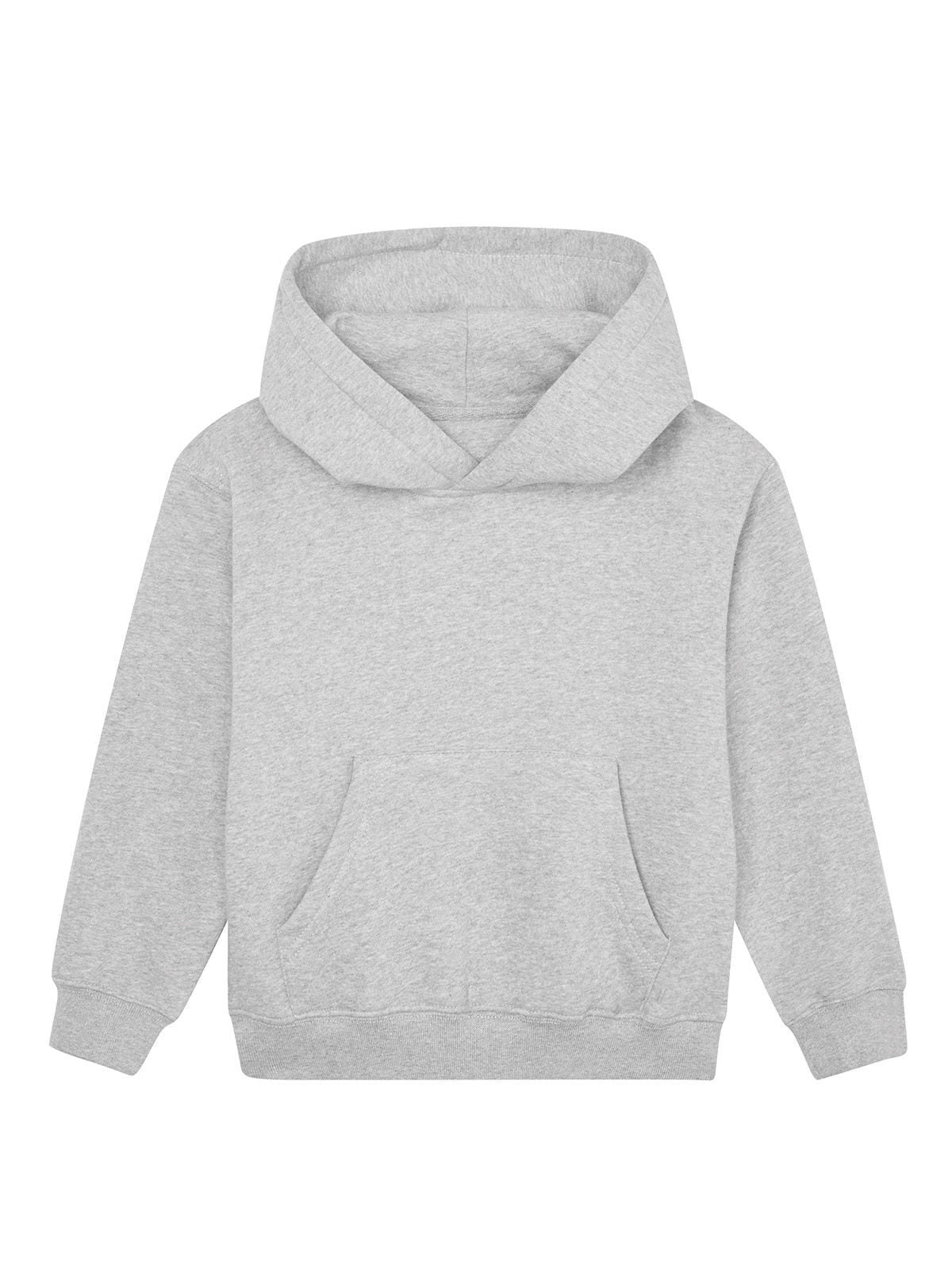 Essential Hoodie Kinder Sweatshirt / Hoodie – Mantis Kids – Farbe heather grey melange – individuell veredelbar