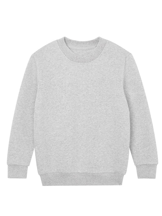 Essential Sweatshirt Kinder Sweatshirt / Hoodie – Mantis Kids – Farbe heather grey melange – individuell veredelbar