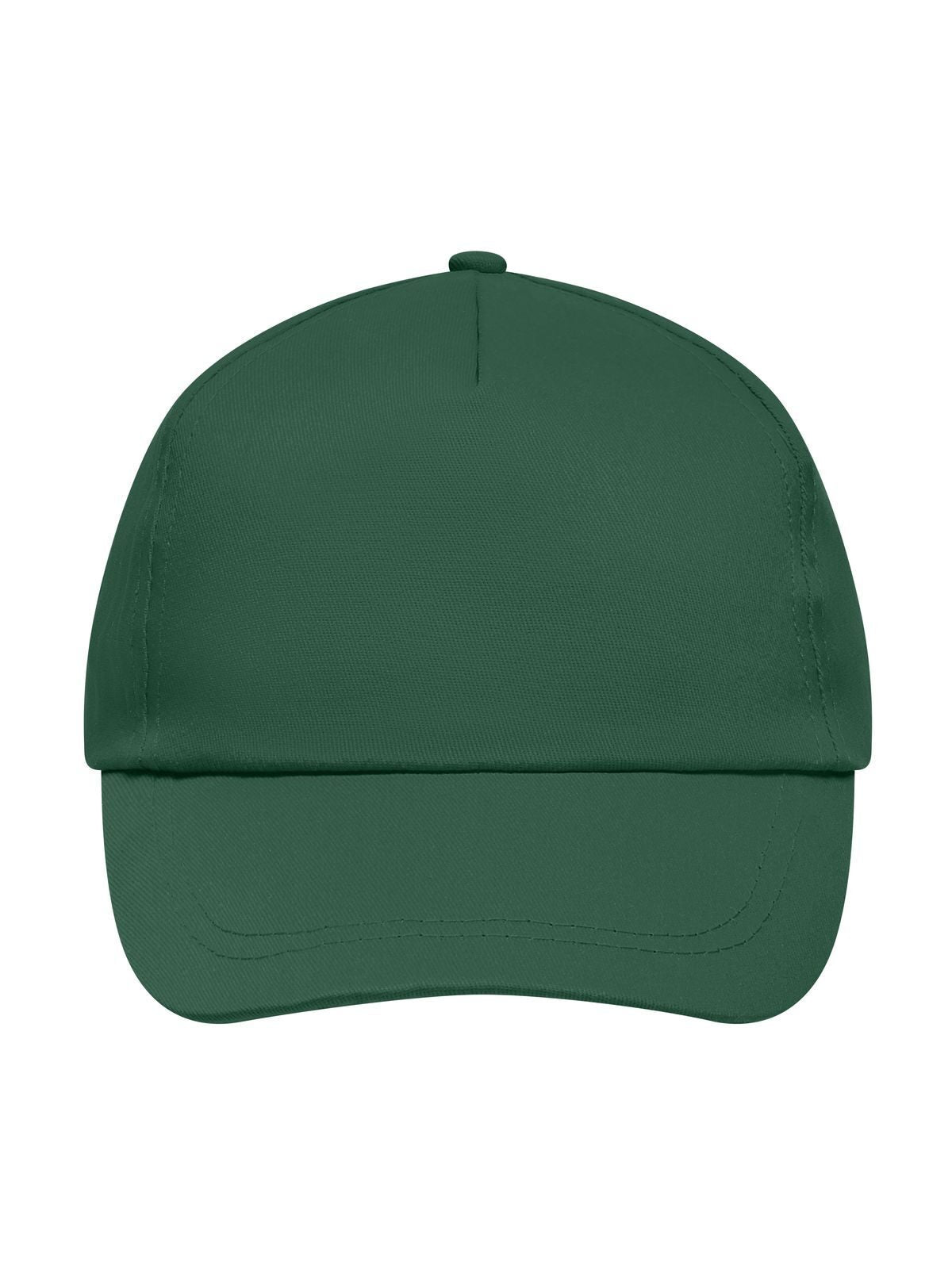 Baseball Caps 5 Panel Promo Cap Lightly Laminated dark-green bestickbar und bedruckbar – LA1970
