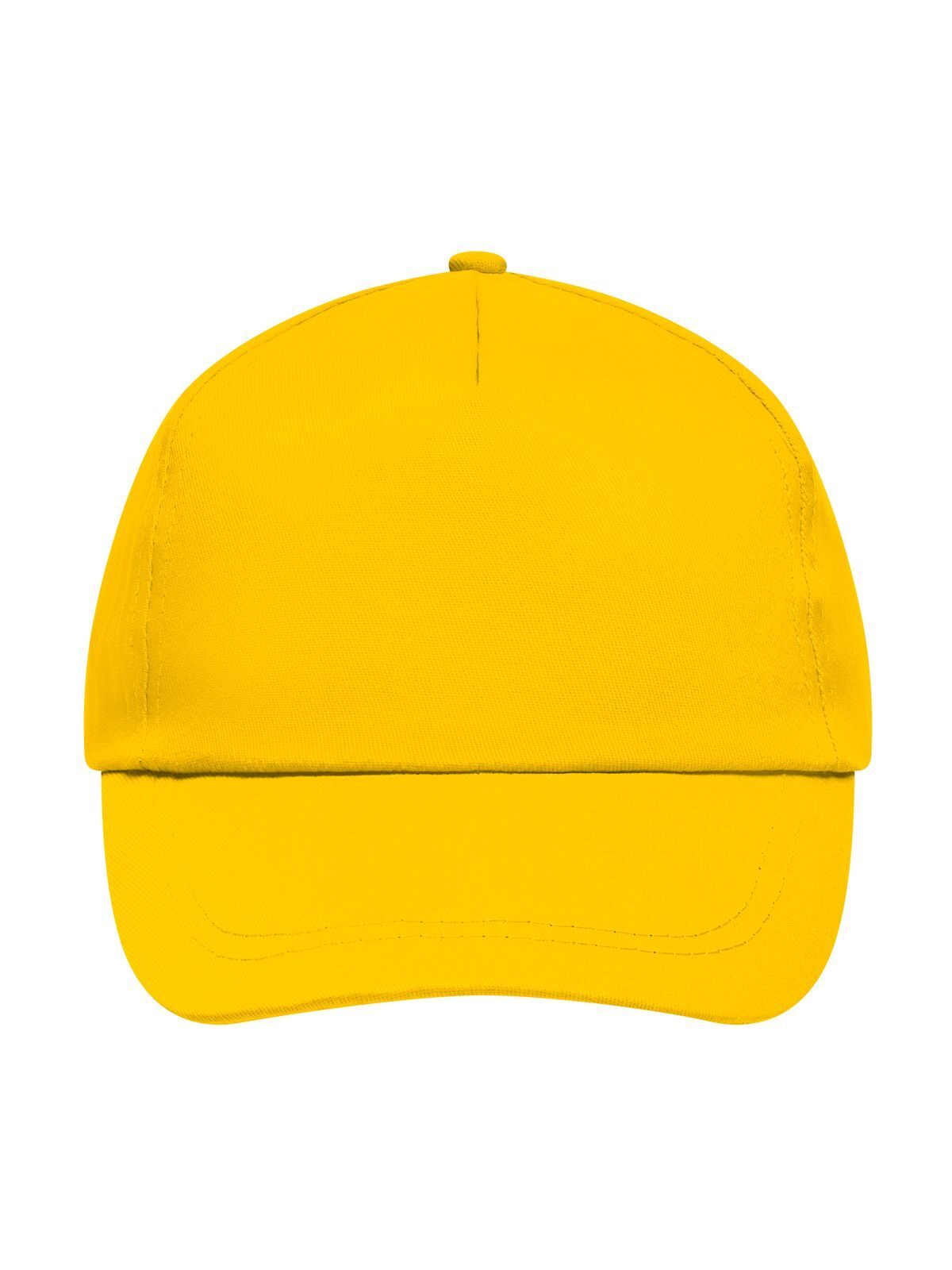 Baseball Caps 5 Panel Promo Cap Lightly Laminated gold-yellow bestickbar und bedruckbar – LA1970