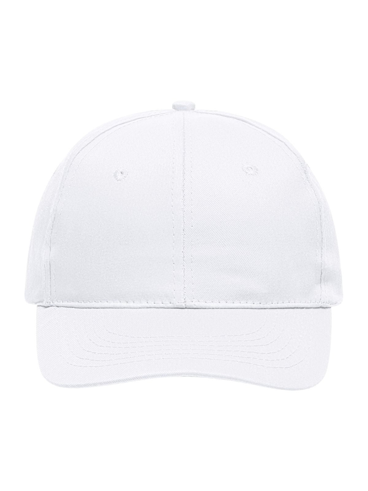 Baseball Caps 6 Panel Promo Cap Weiß bestickbar und bedruckbar – LA1970