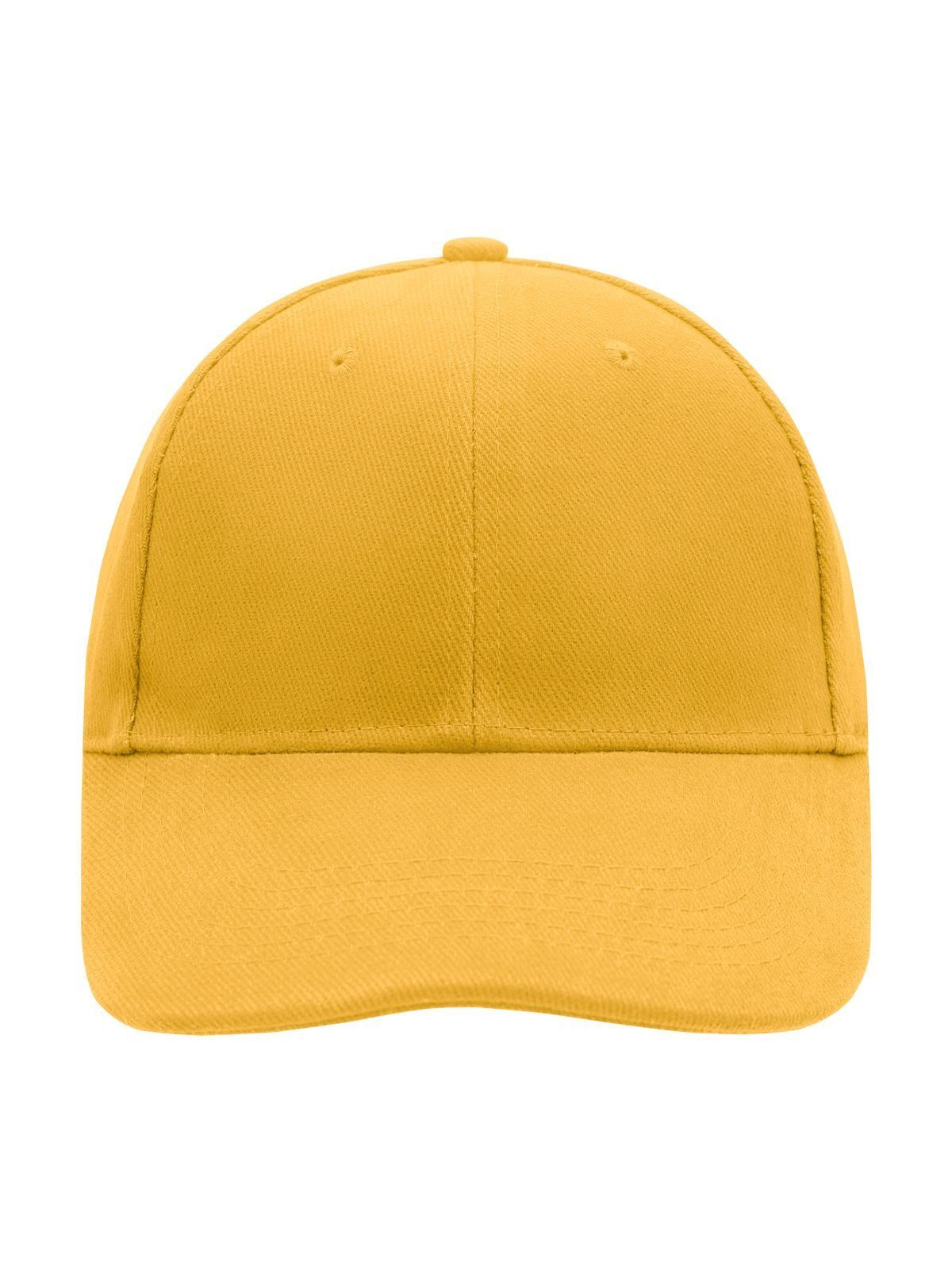 Baseball Caps 6 Panel Cap Laminated gold-yellow bestickbar und bedruckbar – LA1970