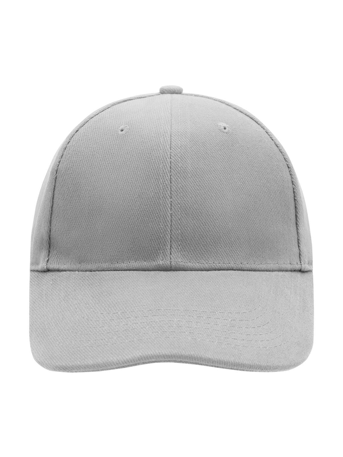 Baseball Caps 6 Panel Cap Laminated light-Grau bestickbar und bedruckbar – LA1970
