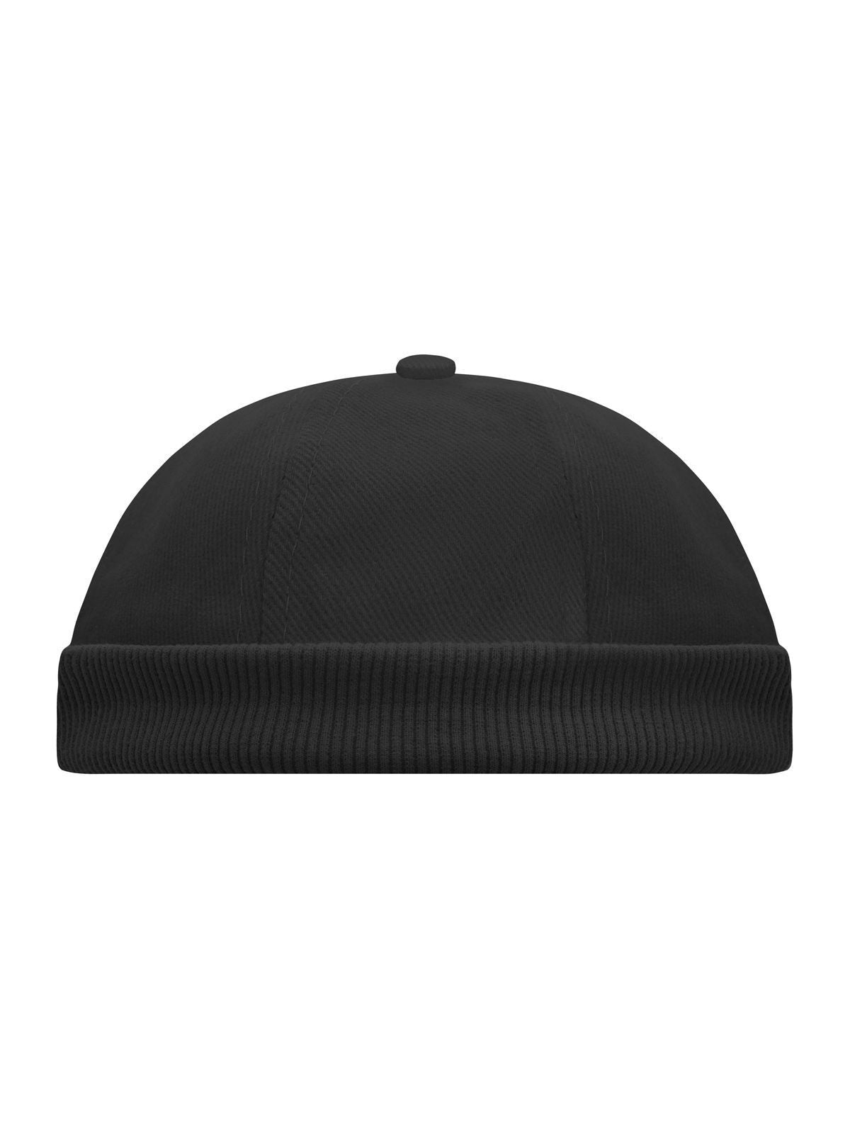 Beanies 6 Panel Chef Cap Schwarz bestickbar und bedruckbar – LA1970
