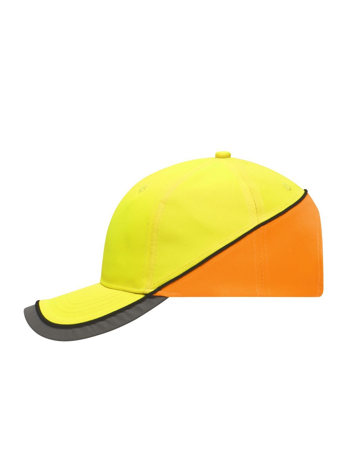 Baseball Caps Neon-Reflex-Cap neon-yellow/neon-orange bestickbar und bedruckbar – LA1970