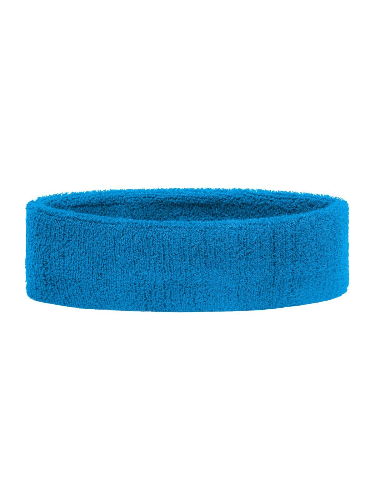 Terry Headband Zubehör – James & Nicholson – Farbe Aqua – individuell veredelbar