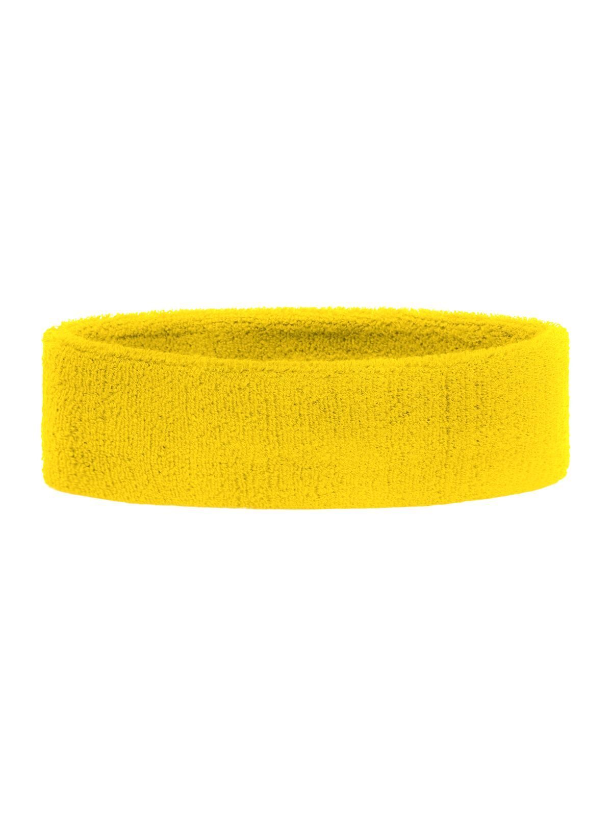 Terry Headband Zubehör – James & Nicholson – Farbe gold-yellow – individuell veredelbar