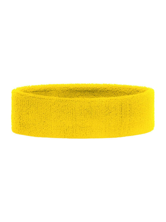 Terry Headband Zubehör – James & Nicholson – Farbe gold-yellow – individuell veredelbar