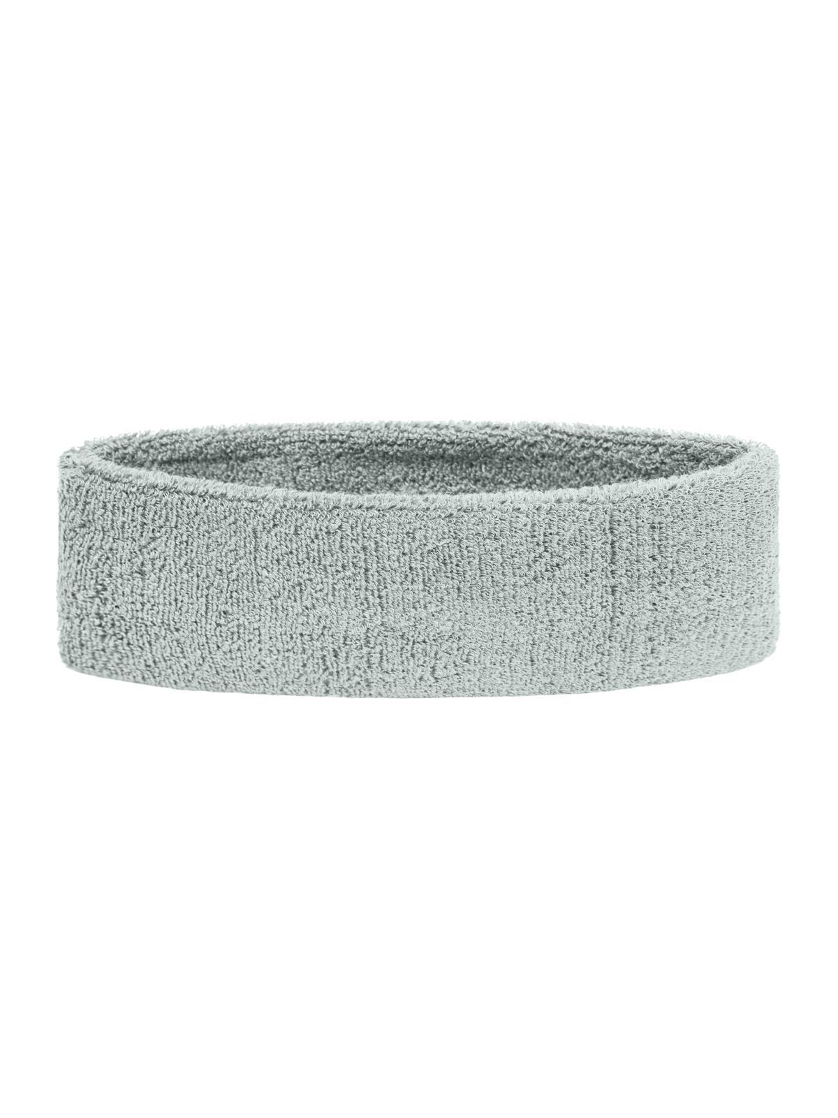 Terry Headband Zubehör – James & Nicholson – Farbe light-grey – individuell veredelbar