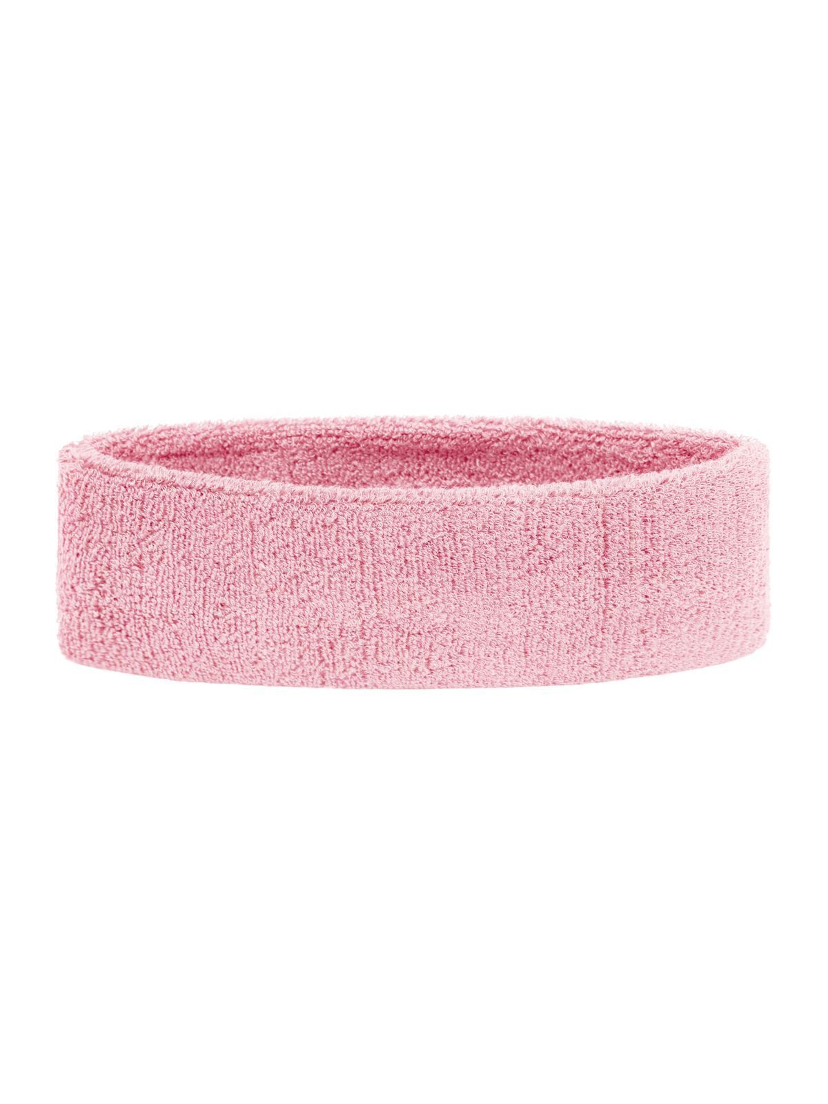 Terry Headband Zubehör – James & Nicholson – Farbe light-pink – individuell veredelbar