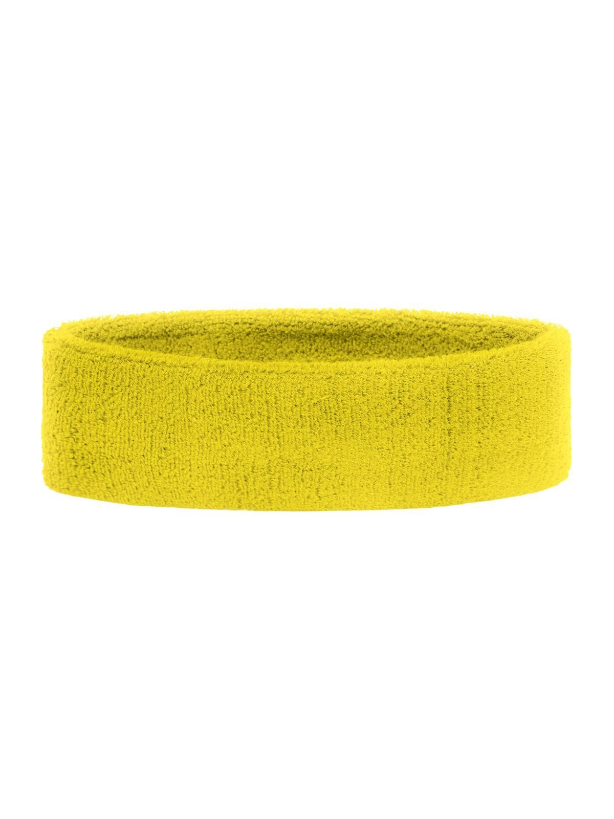 Terry Headband Zubehör – James & Nicholson – Farbe light-yellow – individuell veredelbar