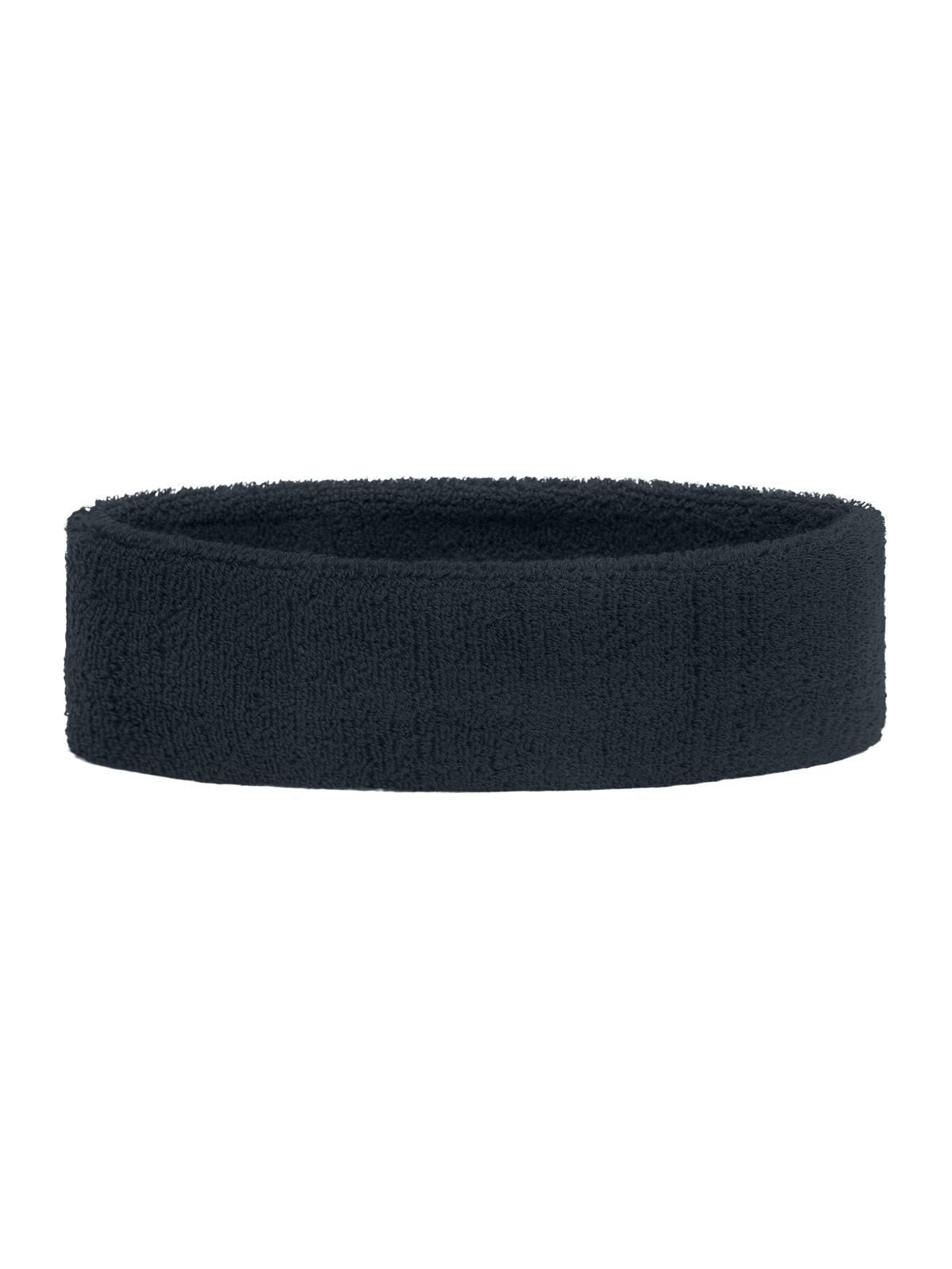 Terry Headband Zubehör – James & Nicholson – Farbe Navy – individuell veredelbar