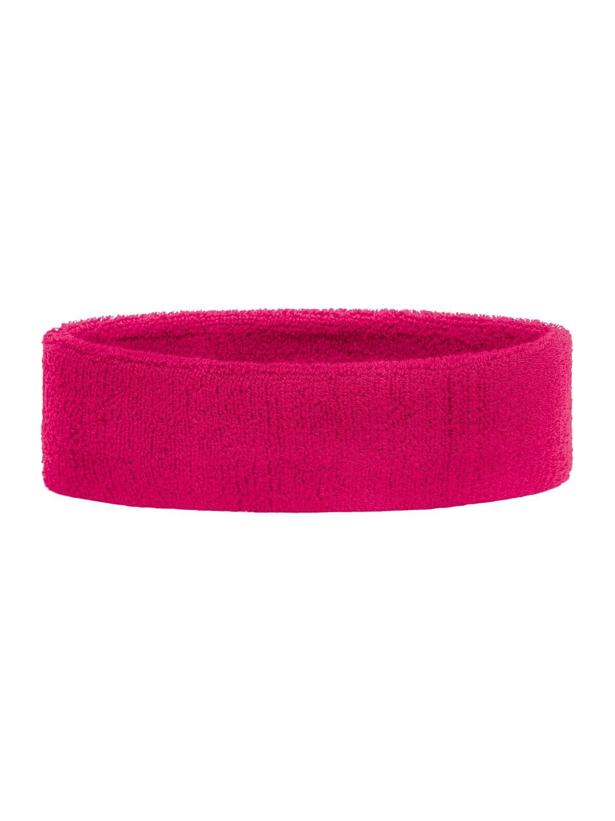 Terry Headband Zubehör – James & Nicholson – Farbe Pink – individuell veredelbar