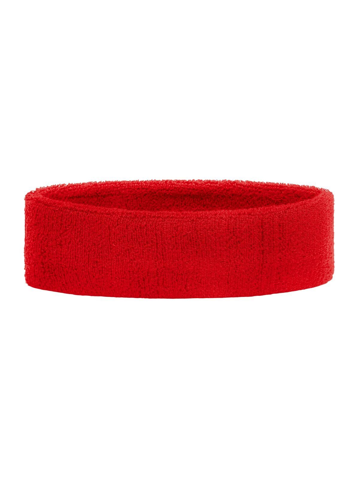Terry Headband Zubehör – James & Nicholson – Farbe Rot – individuell veredelbar