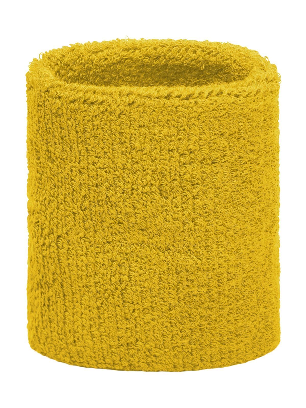 Terry Wristband Herren Zubehör – James & Nicholson – Farbe gold-yellow – individuell veredelbar