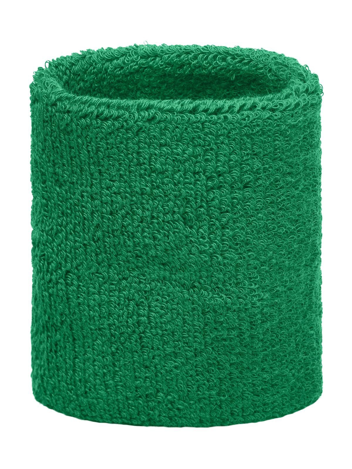Terry Wristband Herren Zubehör – James & Nicholson – Farbe Grün – individuell veredelbar