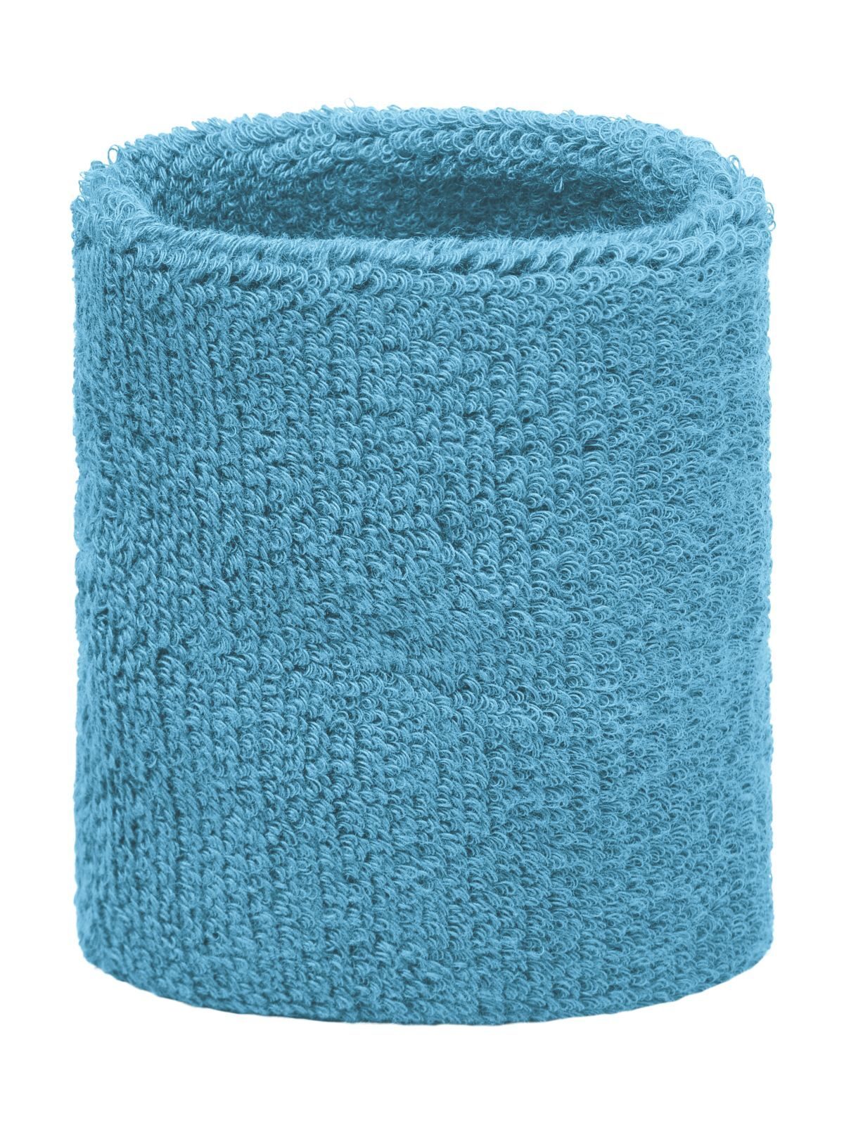 Terry Wristband Herren Zubehör – James & Nicholson – Farbe light-blue – individuell veredelbar