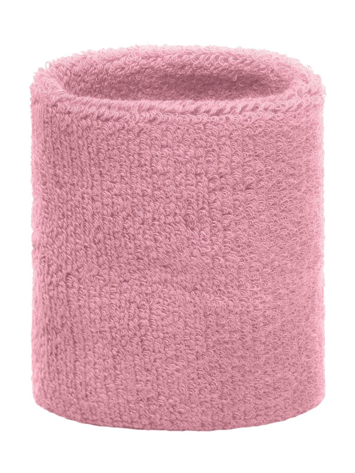 Terry Wristband Herren Zubehör – James & Nicholson – Farbe light-pink – individuell veredelbar