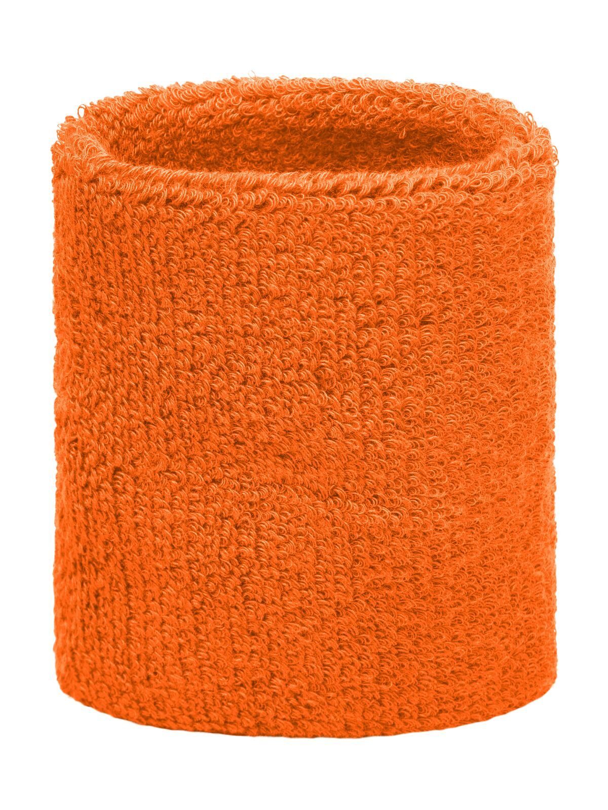 Terry Wristband Herren Zubehör – James & Nicholson – Farbe Orange – individuell veredelbar
