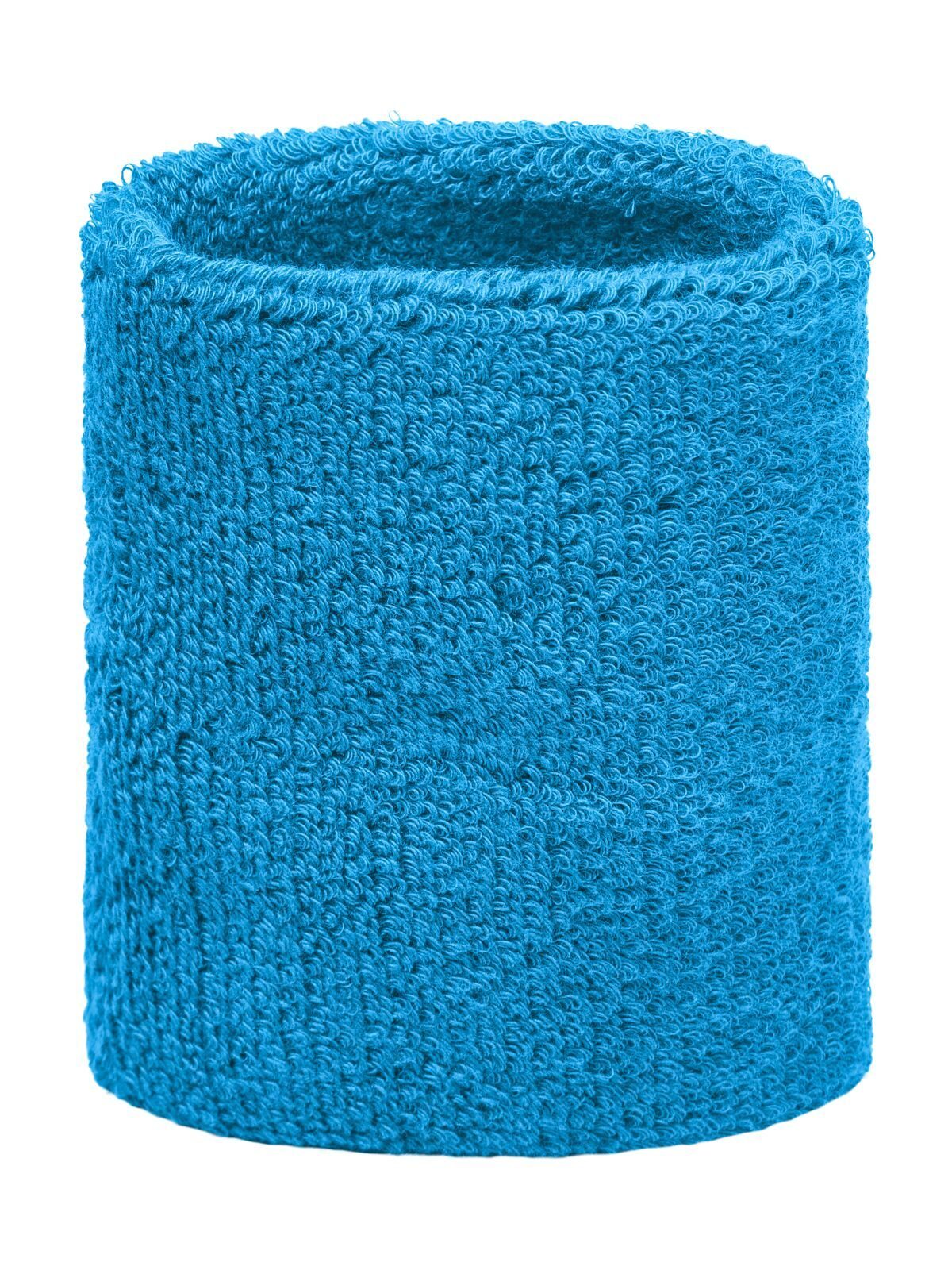 Terry Wristband Herren Zubehör – James & Nicholson – Farbe Türkis – individuell veredelbar