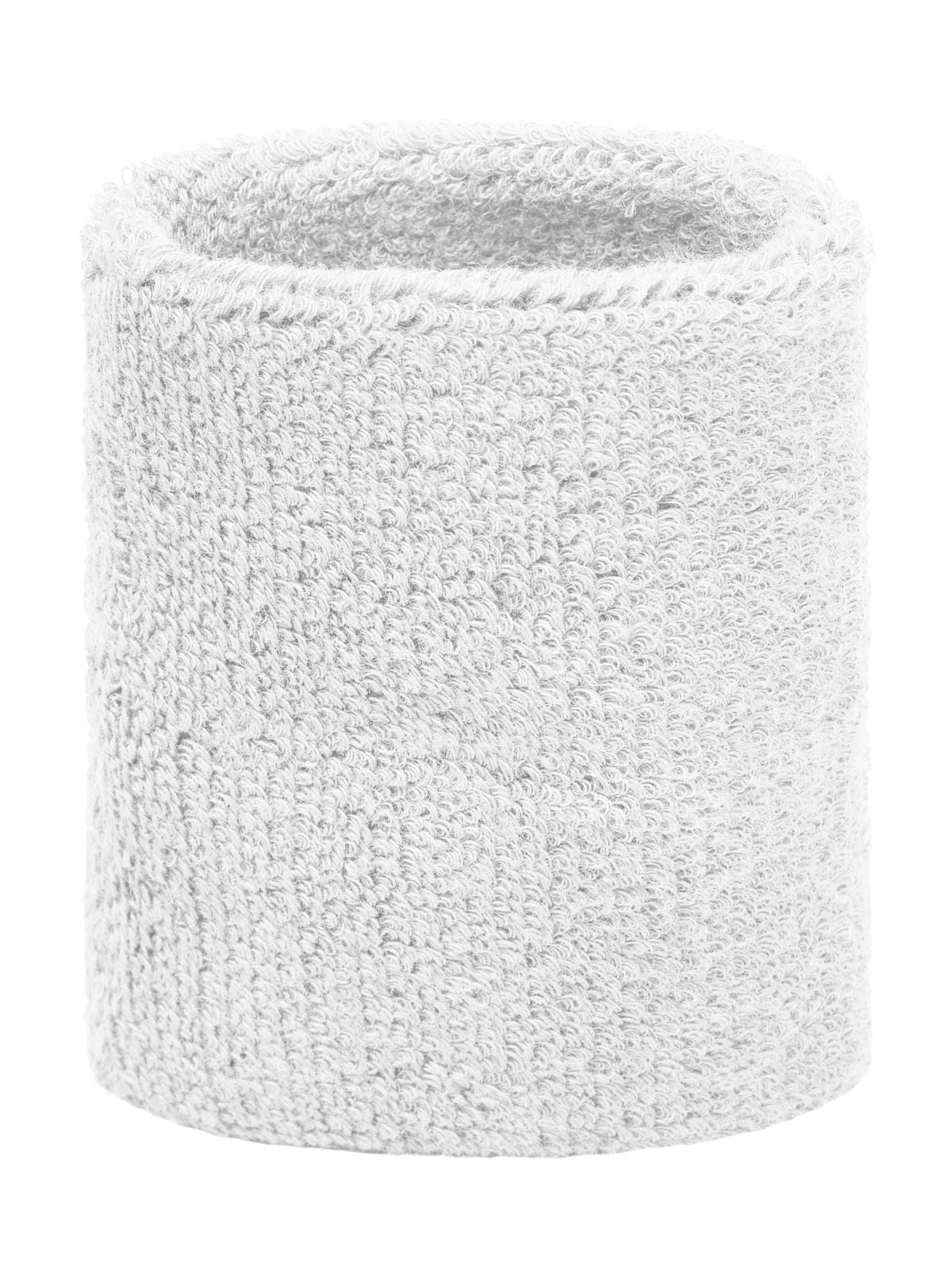Terry Wristband Herren Zubehör – James & Nicholson – Farbe Weiß – individuell veredelbar