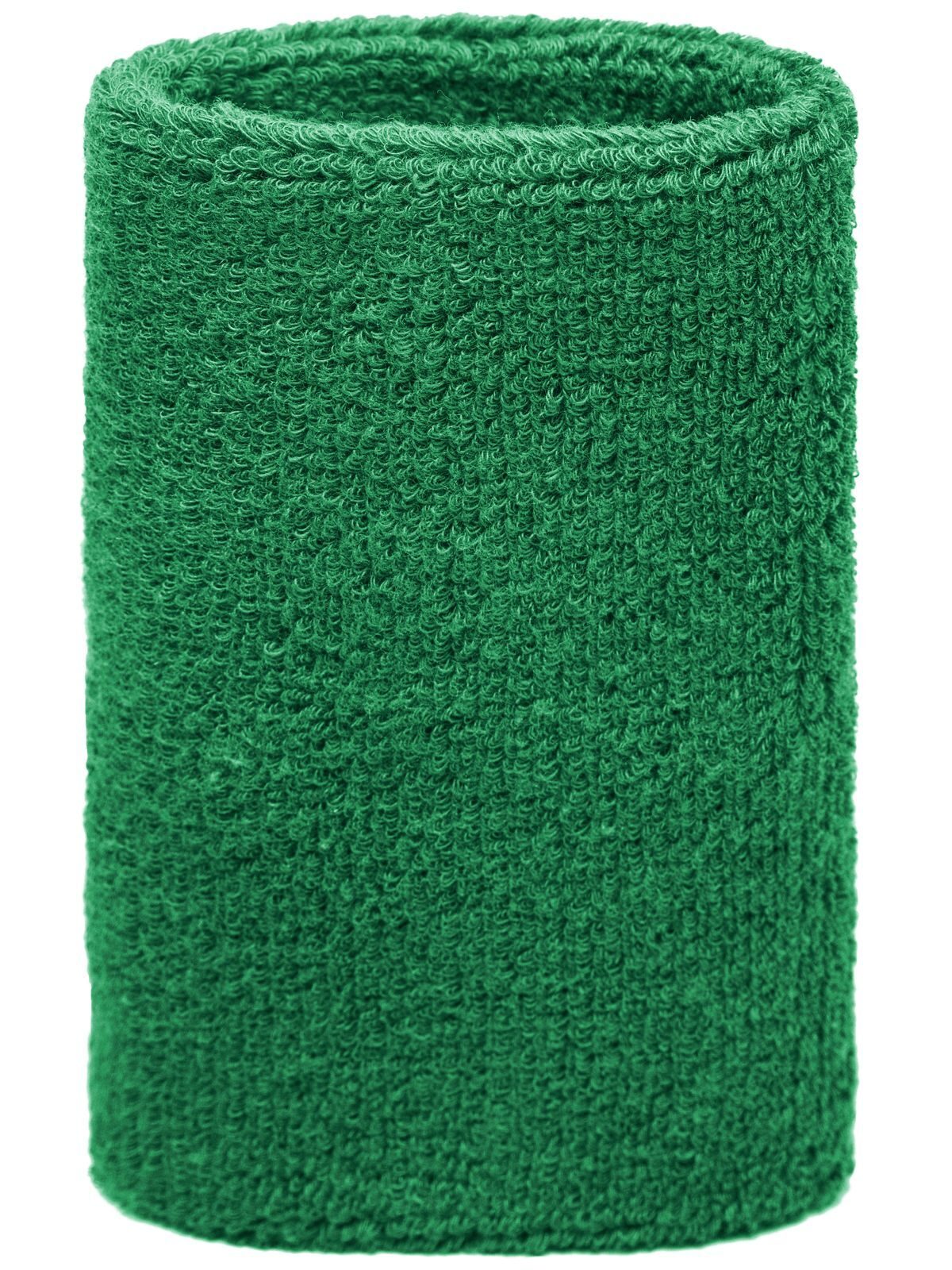 Sporty Wristband Herren Zubehör – James & Nicholson – Farbe Grün – individuell veredelbar