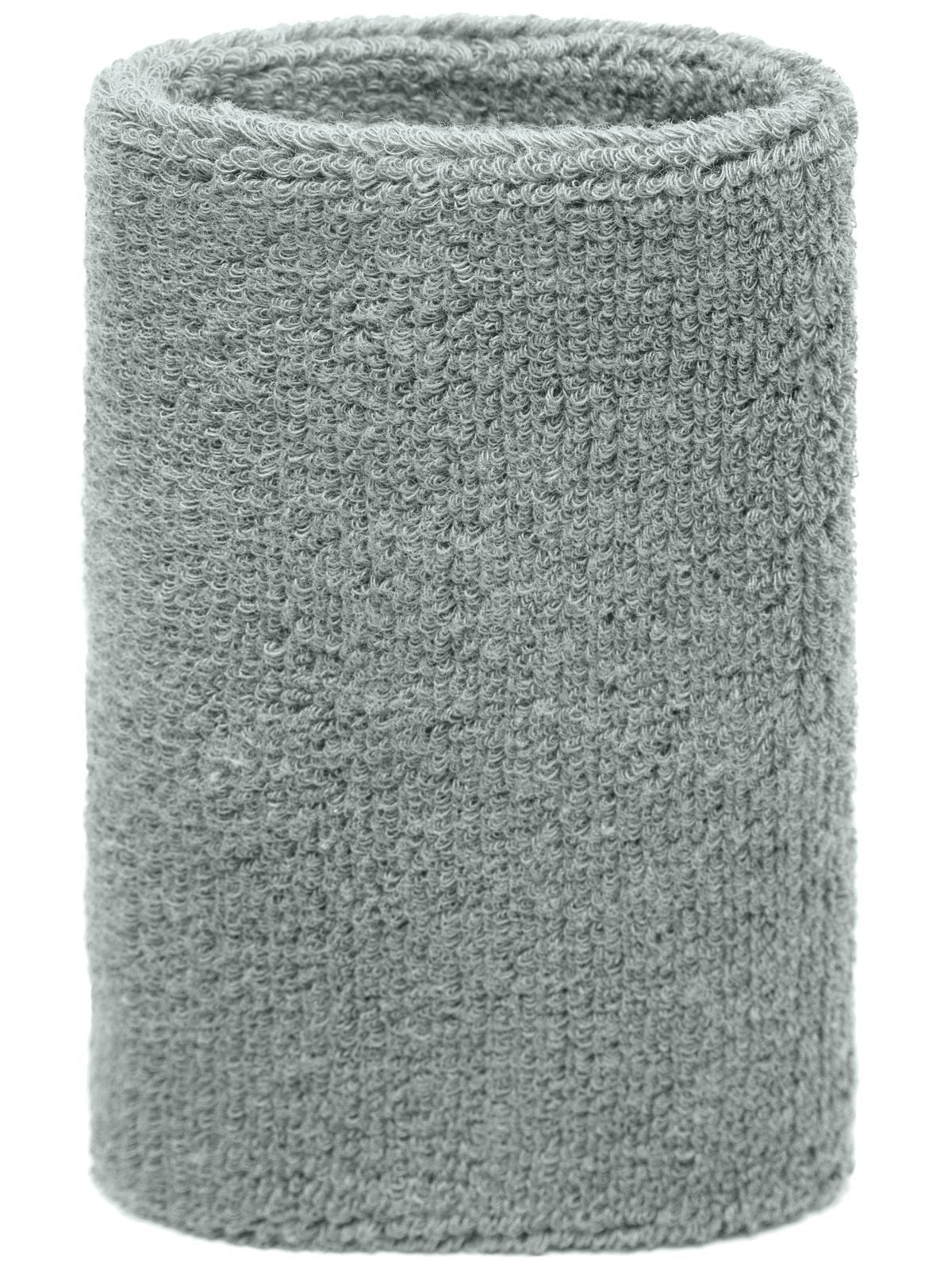 Sporty Wristband Herren Zubehör – James & Nicholson – Farbe light-grey – individuell veredelbar