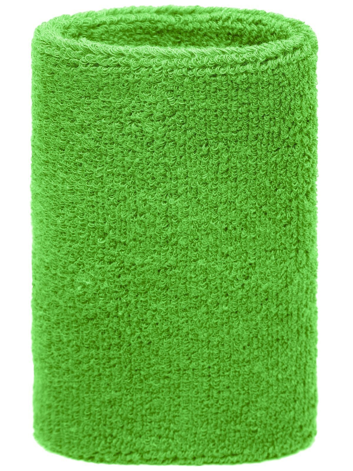Sporty Wristband Herren Zubehör – James & Nicholson – Farbe lime-green – individuell veredelbar