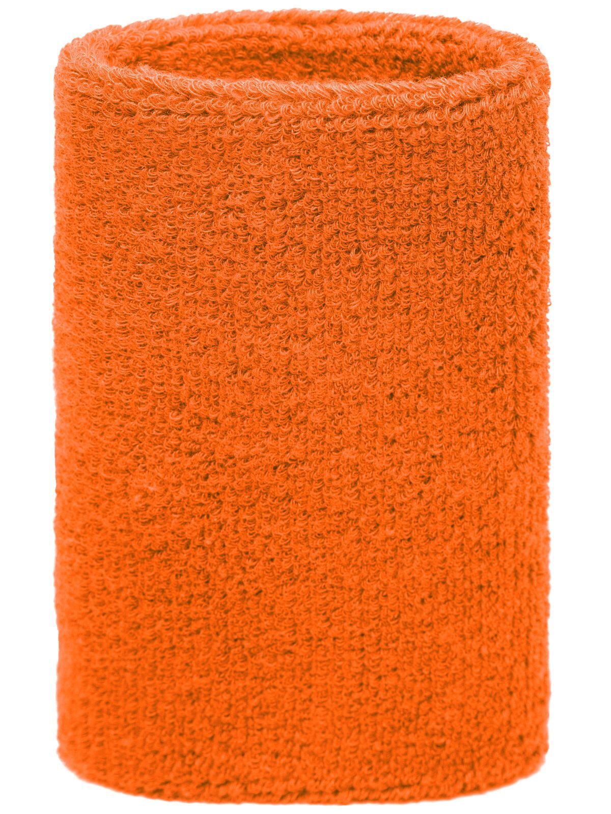 Sporty Wristband Herren Zubehör – James & Nicholson – Farbe Orange – individuell veredelbar