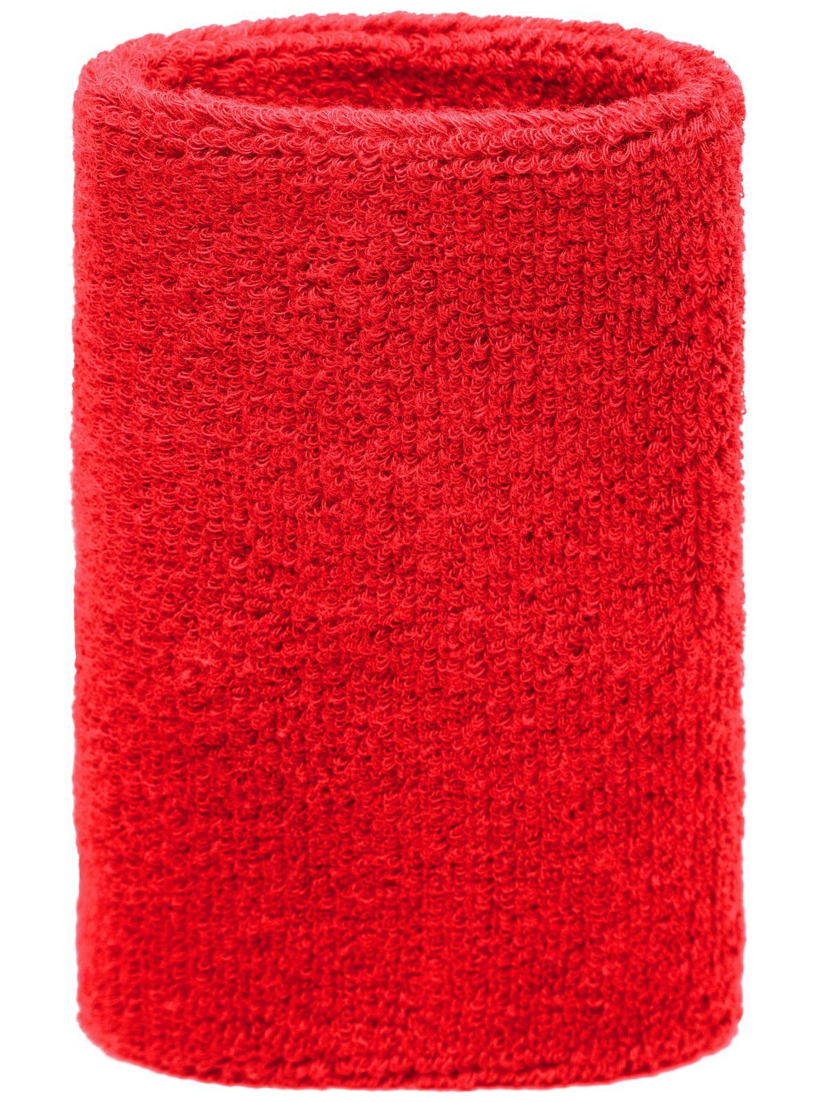 Sporty Wristband Herren Zubehör – James & Nicholson – Farbe Rot – individuell veredelbar