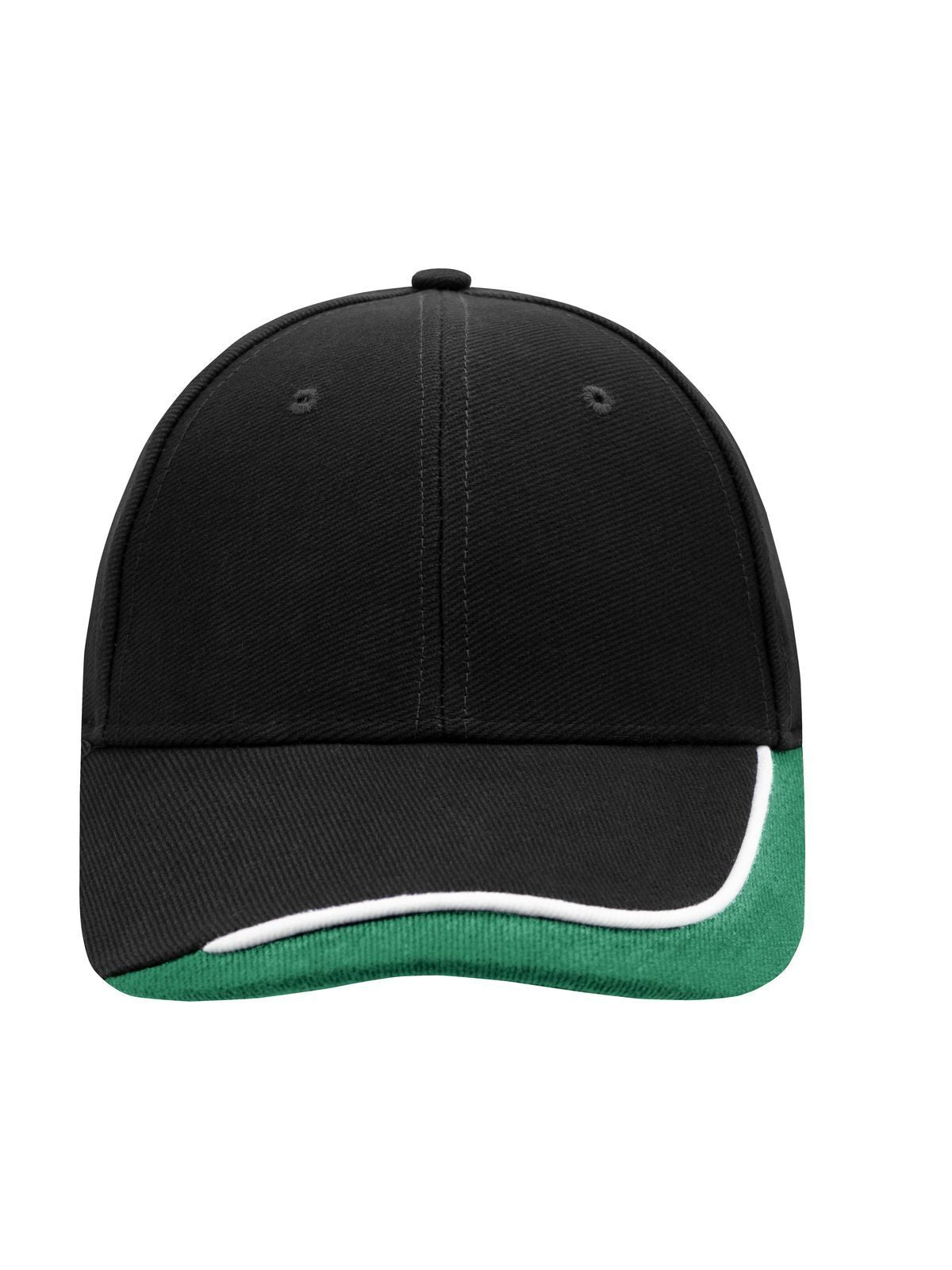 Baseball Cap Half-Pipe Sandwich Cap – individuell veredelbar | LA1970 in black/white/dark-green