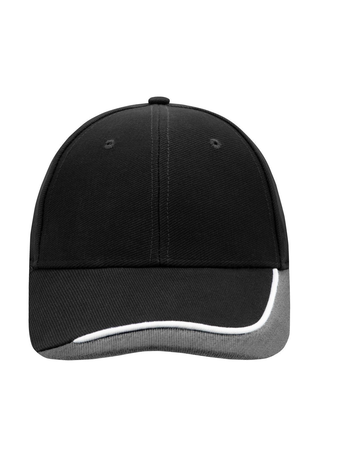 Baseball Cap Half-Pipe Sandwich Cap – individuell veredelbar | LA1970 in black/white/light-grey