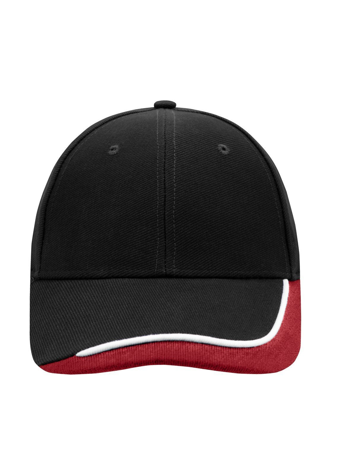 Baseball Cap Half-Pipe Sandwich Cap – individuell veredelbar | LA1970 in black/white/red