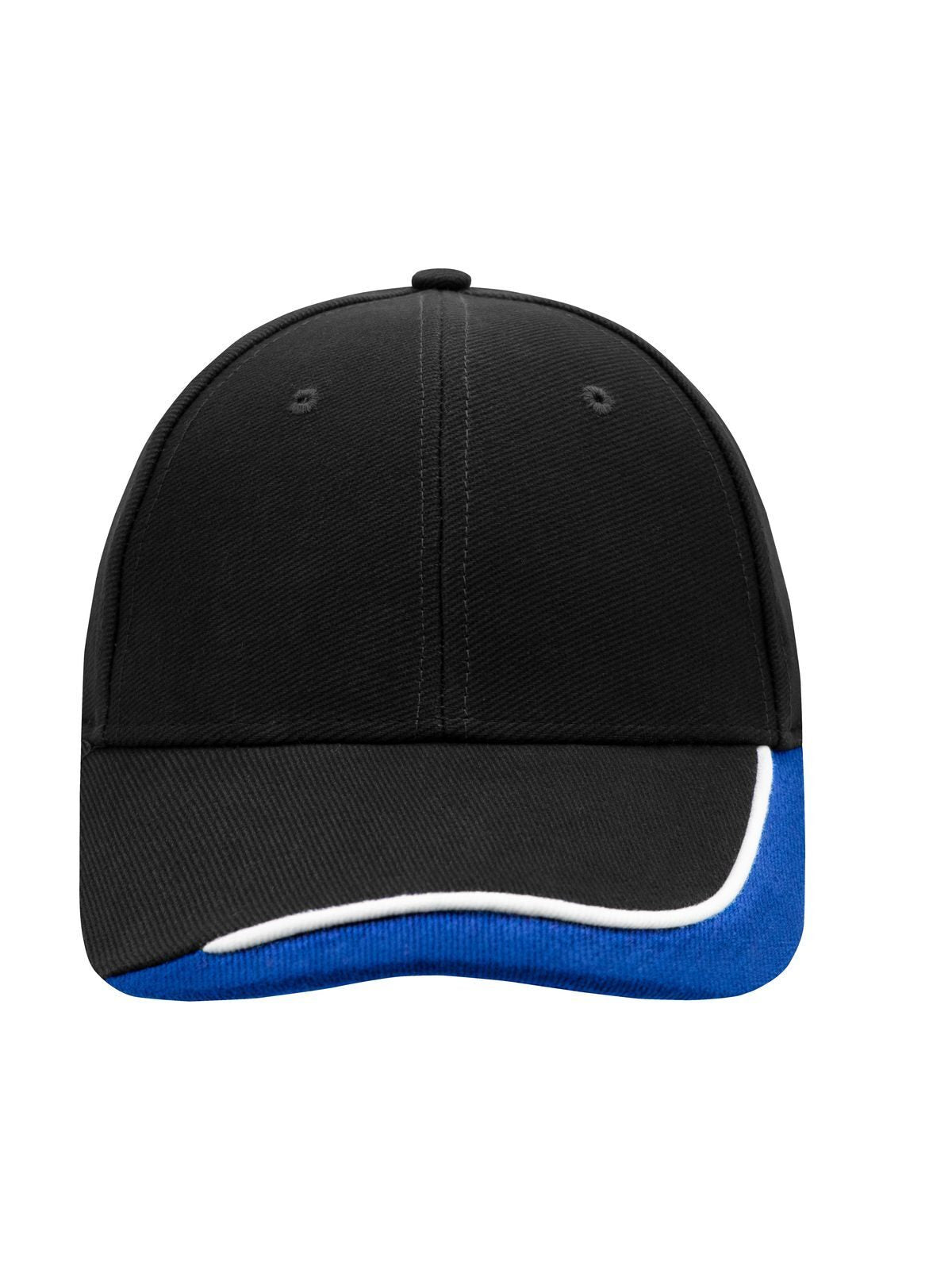 Baseball Cap Half-Pipe Sandwich Cap – individuell veredelbar | LA1970 in black/white/royal