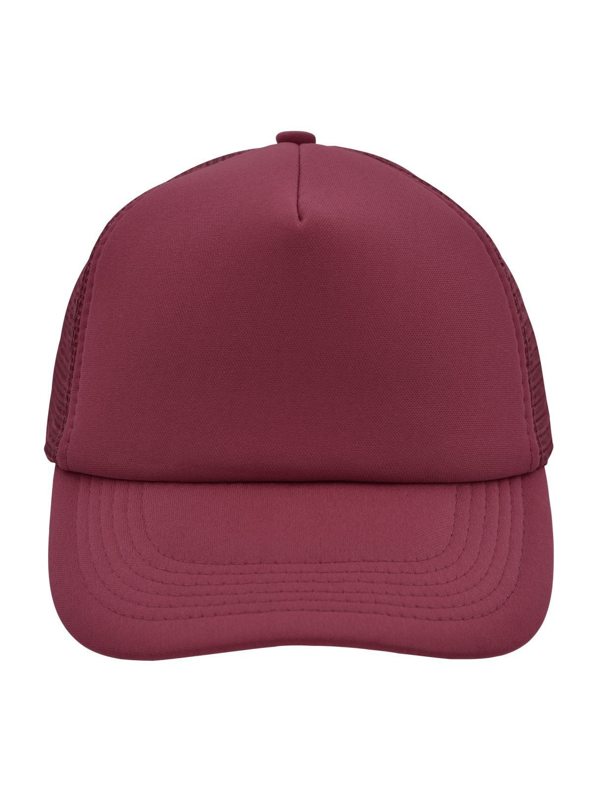 Trucker Caps 5 Panel Polyester Mesh Cap Bordeaux bestickbar und bedruckbar – LA1970