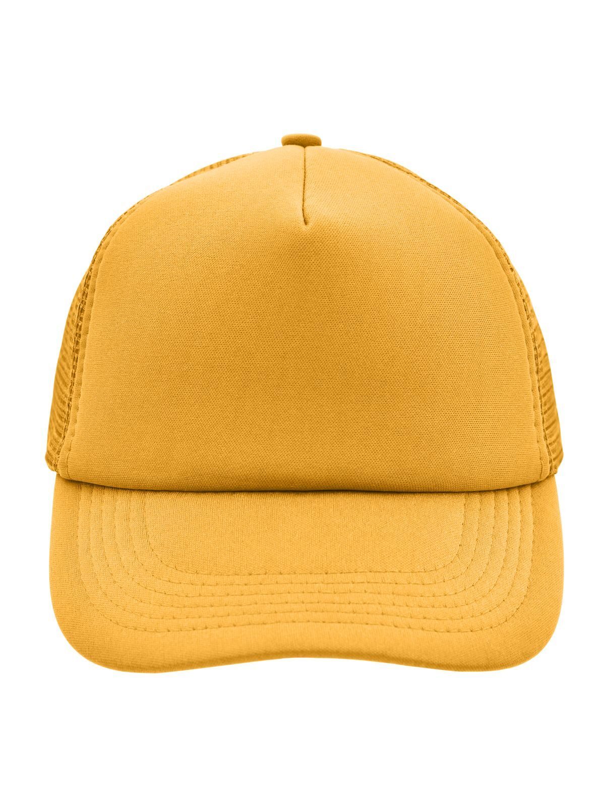 Trucker Caps 5 Panel Polyester Mesh Cap gold-yellow bestickbar und bedruckbar – LA1970