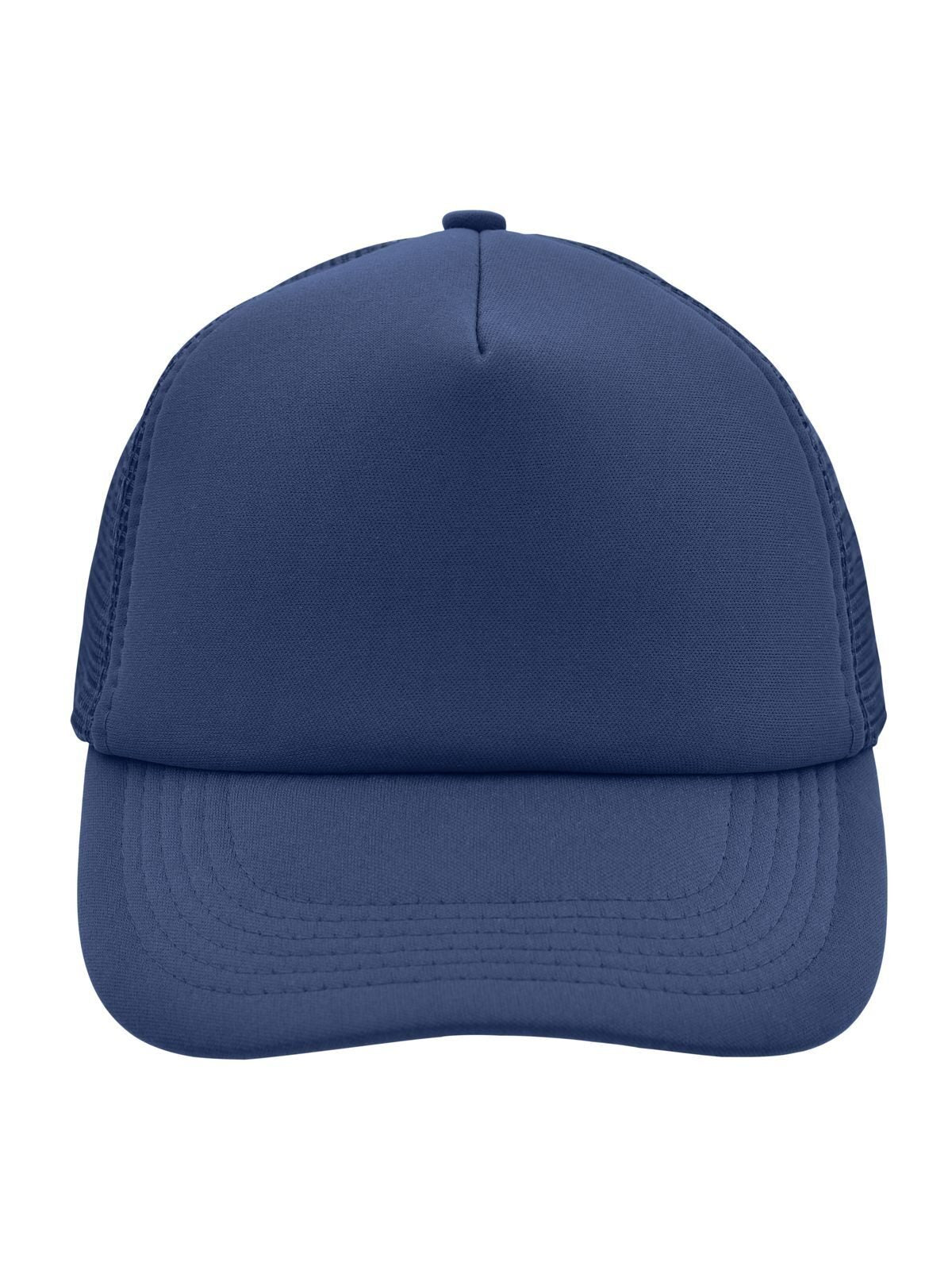 Trucker Caps 5 Panel Polyester Mesh Cap Marineblau bestickbar und bedruckbar – LA1970