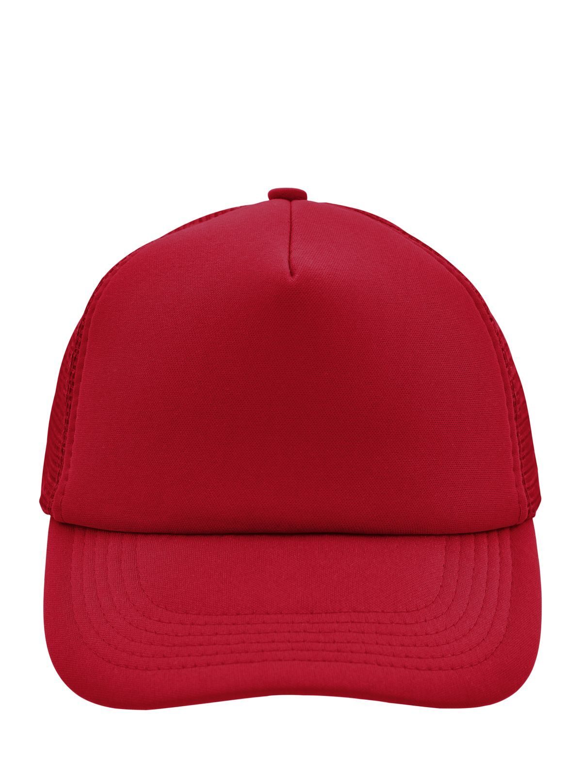 Trucker Caps 5 Panel Polyester Mesh Cap Rot bestickbar und bedruckbar – LA1970