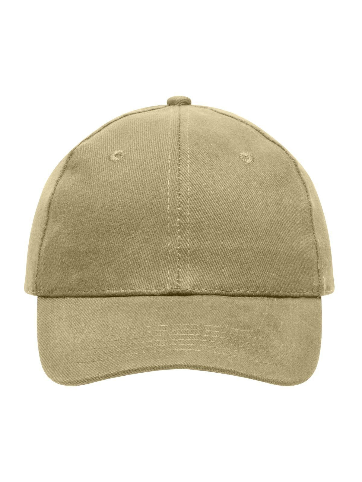 Baseball Caps 6 Panel Cap Heavy Cotton Beige bestickbar und bedruckbar – LA1970