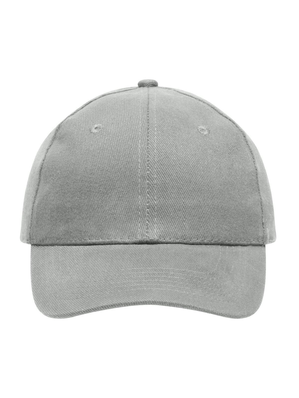 Baseball Caps 6 Panel Cap Heavy Cotton light-Grau bestickbar und bedruckbar – LA1970