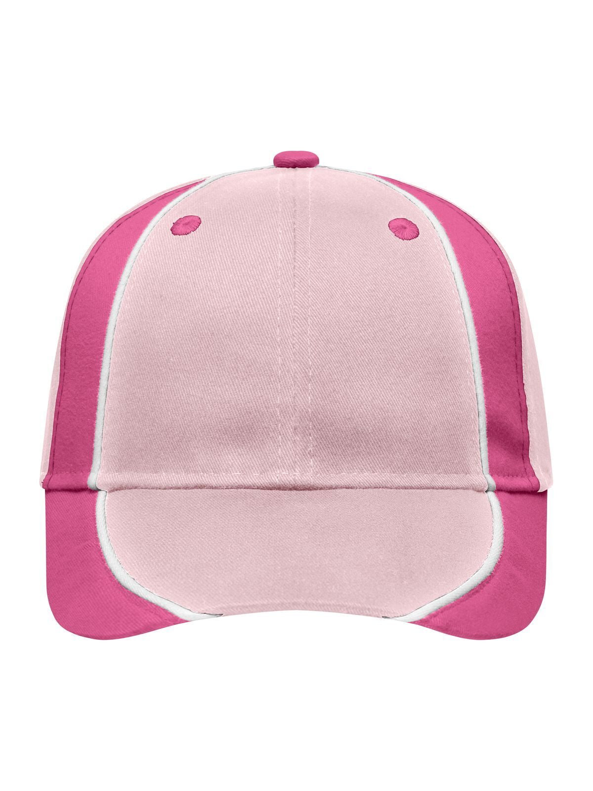 Baseball Caps Club Cap light-pink/pink/Weiß bestickbar und bedruckbar – LA1970