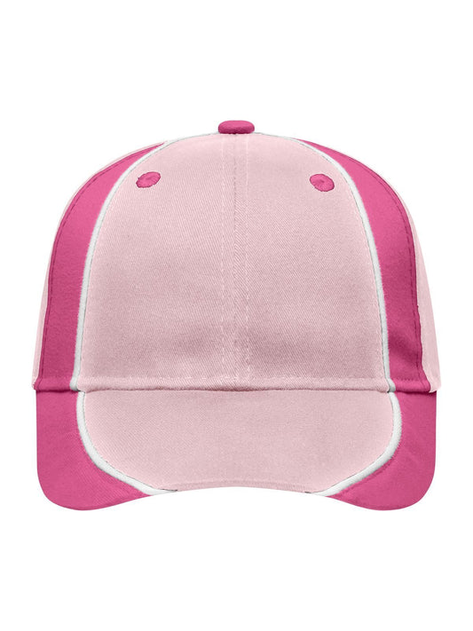 Baseball Caps Club Cap light-pink/pink/Weiß bestickbar und bedruckbar – LA1970