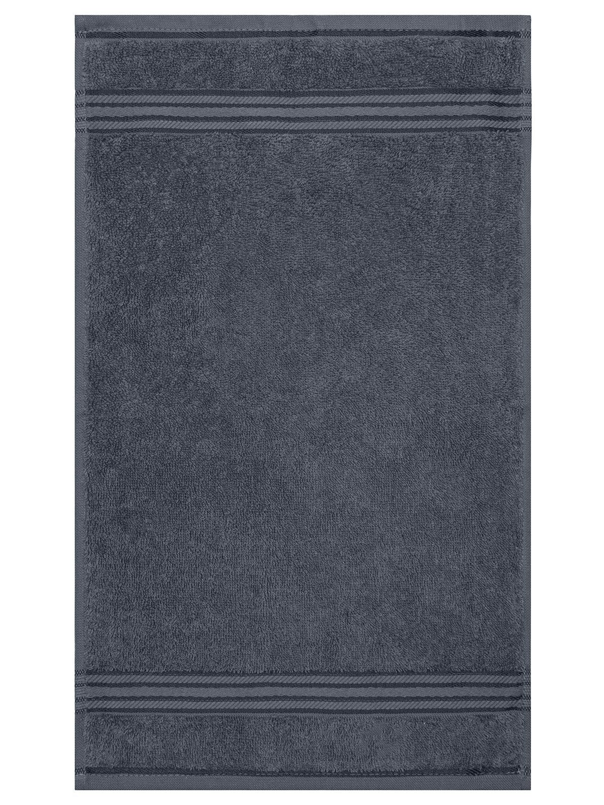 Guest Towel 30x50 Handtuch – James & Nicholson – Farbe graphite – individuell veredelbar