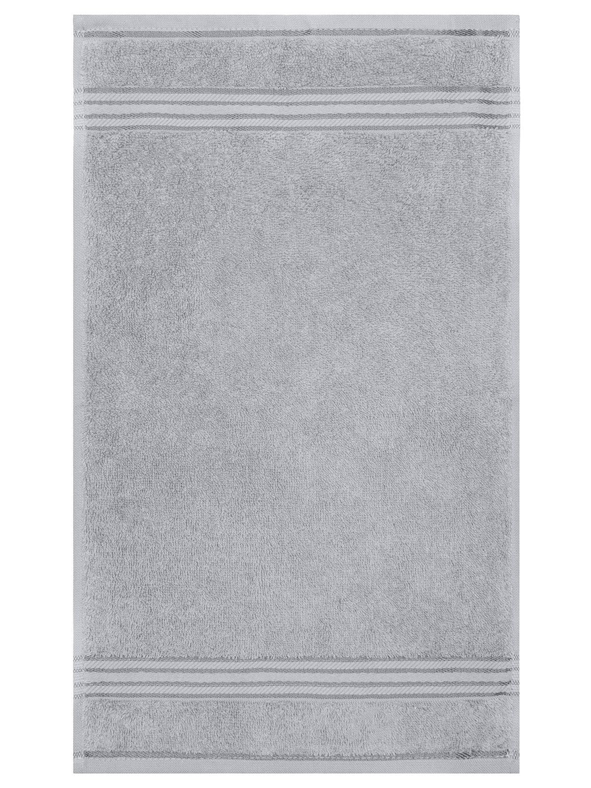 Guest Towel 30x50 Handtuch – James & Nicholson – Farbe light-grey – individuell veredelbar