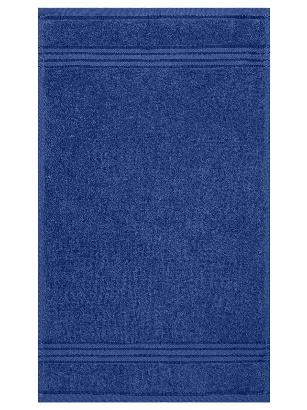 Guest Towel 30x50 Handtuch – James & Nicholson – Farbe Royalblau – individuell veredelbar