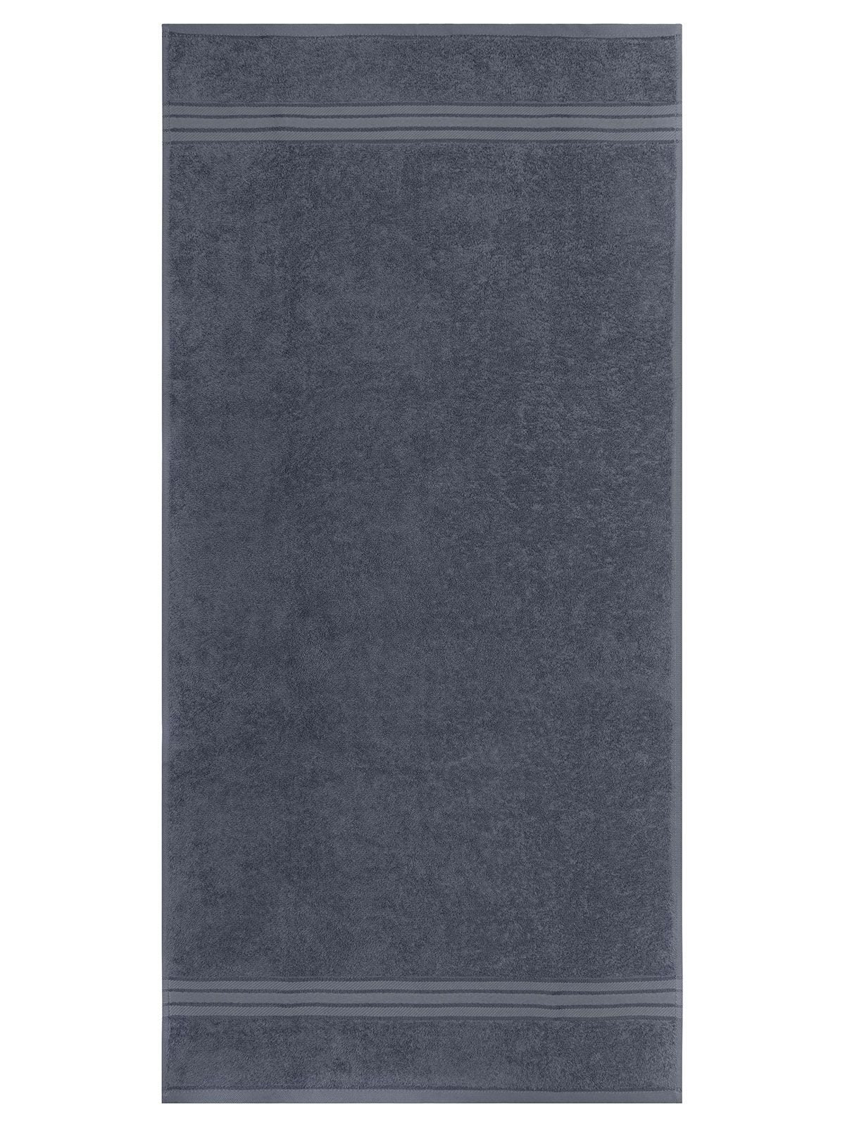 Hand Towel 50x100 Handtuch – James & Nicholson – Farbe graphite – individuell veredelbar