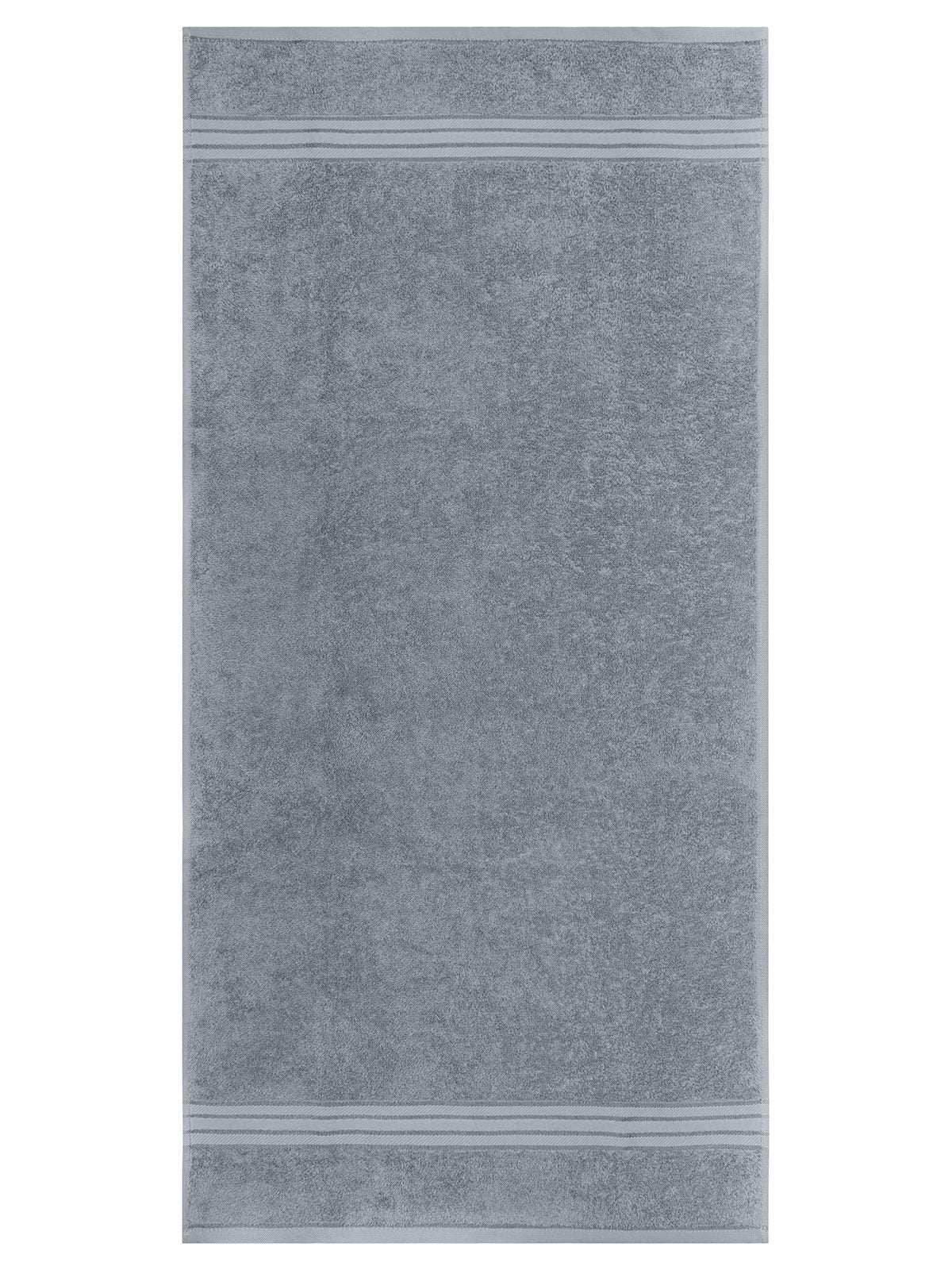 Hand Towel 50x100 Handtuch – James & Nicholson – Farbe mid-grey – individuell veredelbar