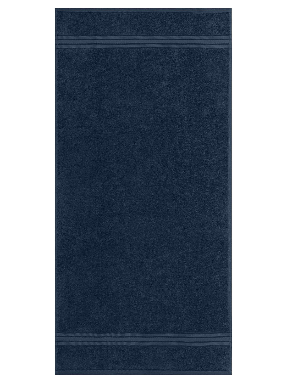 Hand Towel 50x100 Handtuch – James & Nicholson – Farbe Navy – individuell veredelbar