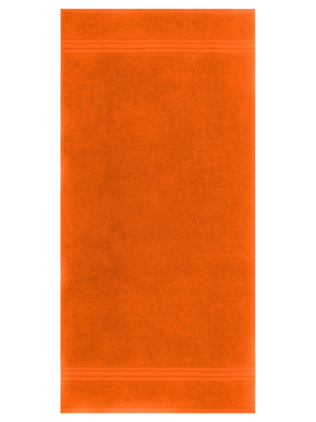 Hand Towel 50x100 Handtuch – James & Nicholson – Farbe Orange – individuell veredelbar