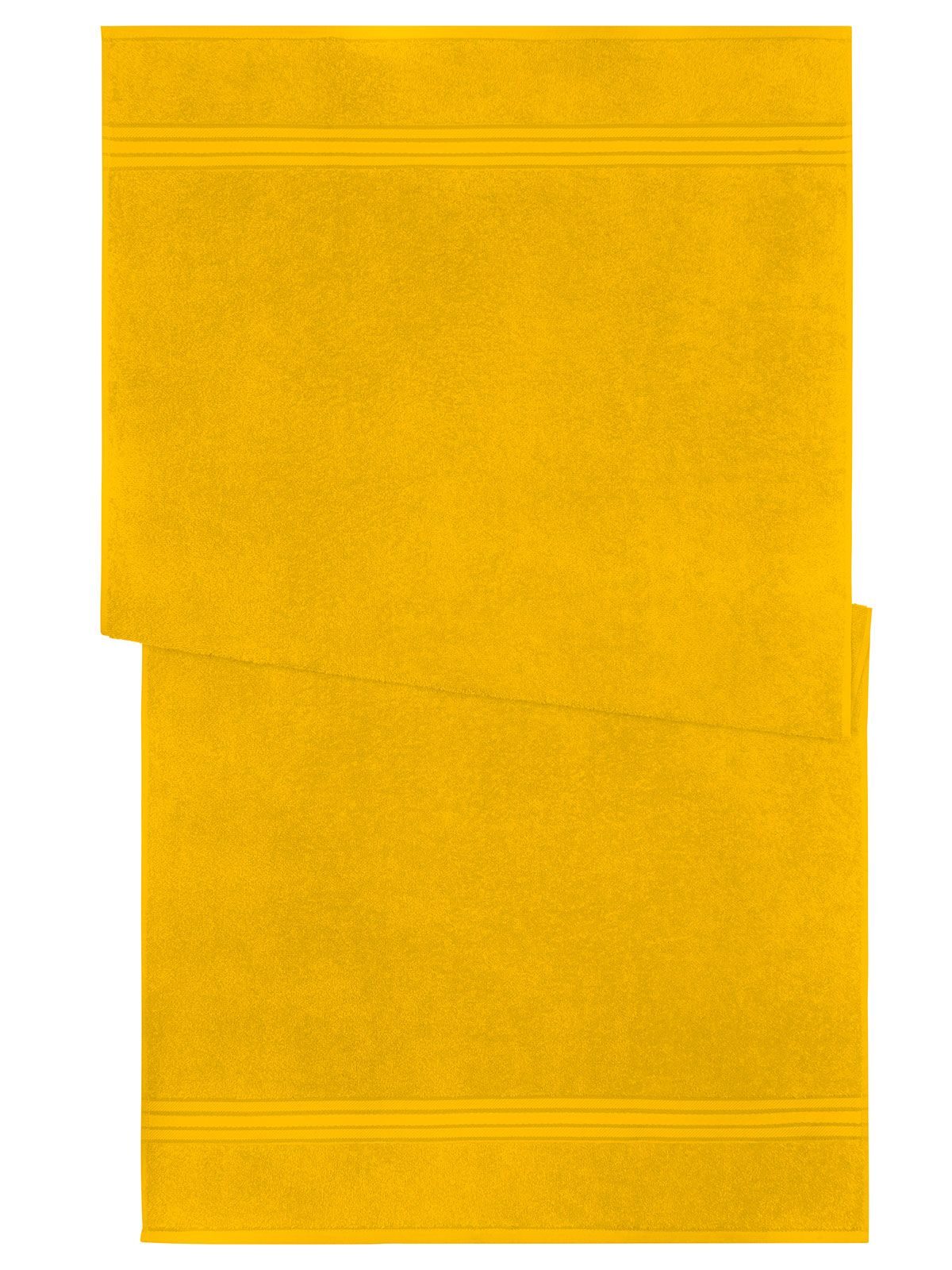 Bath Towel 70x140 Handtuch – James & Nicholson – Farbe gold-yellow – individuell veredelbar